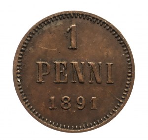 Finlandia, Alessandro III (1881-1894), 1 penni 1891
