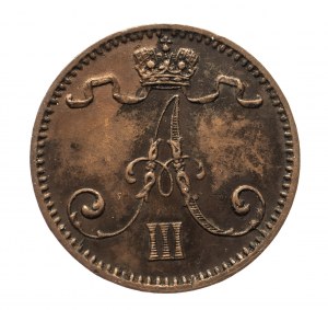 Finlandia, Aleksander III (1881-1894), 1 penni 1891