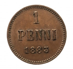 Finlandia, Alessandro III (1881-1894), 1 penni 1883