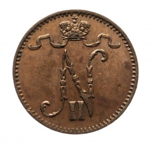Fínsko, Mikuláš II (1895-1917), 1 penny 1899