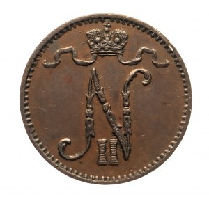 Finsko, Mikuláš II (1895-1917), 1 penny 1906