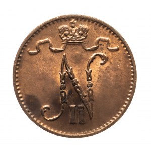 Finlandia, Mikołaj II (1895-1917), 1 penni 1911