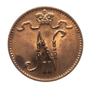 Fínsko, Mikuláš II (1895-1917), 1 penny 1911