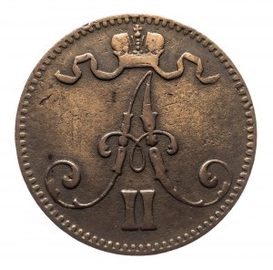 Finlande, Alexandre II (1864-1880), 5 pennies 1867