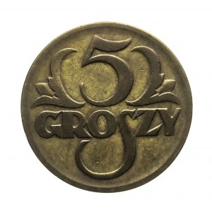 Polska, II Rzeczpospolita (1918-1939), 5 groszy 1923, Warszawa