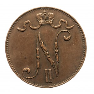 Finlandia, Mikołaj II (1895-1917), 5 pennia 1913