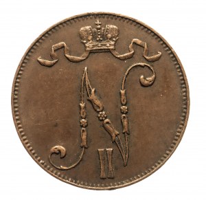 Finland, Nicholas II (1895-1917), 5 pennia 1913