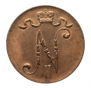 Finlande, Nicolas II (1895-1917), 5 pennies 1915