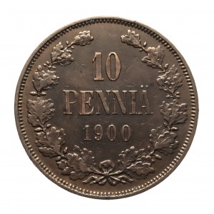 Finlandia, Mikołaj II (1895-1917), 10 pennia 1900