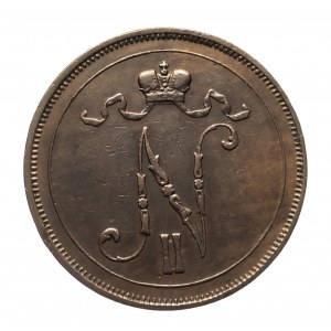 Finlandia, Mikołaj II (1895-1917), 10 pennia 1900