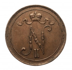 Finlandia, Nicola II (1895-1917), 10 pennia 1911