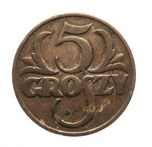 Polonia, Seconda Repubblica (1918-1939), 5 groszy 1931, Varsavia
