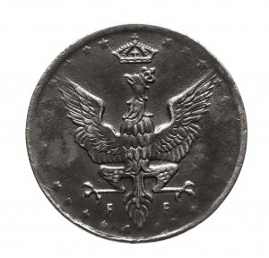 Polonia, Regno di Polonia, 5 fenig 1917, Stoccarda