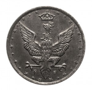 Polonia, Regno di Polonia, 10 fenig 1917, Stoccarda