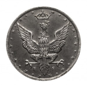 Polsko, Polské království, 10 fenig 1917, Stuttgart