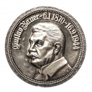 Germany, Gustav Bauer medal, 999 silver