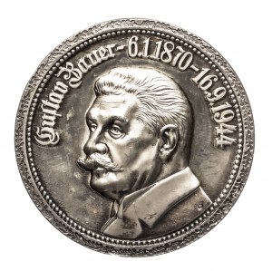 Německo, medaile Gustava Bauera, ryzí stříbro