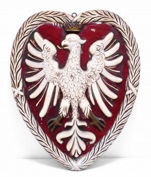Aigle patriotique polonais XIX/XXe s. - grand emblème de la muraille
