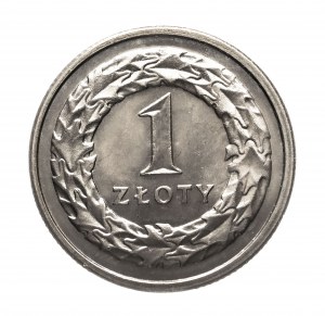 Pologne, République de Pologne depuis 1989, 1 zloty 1991, Varsovie