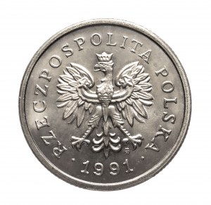 Pologne, République de Pologne depuis 1989, 1 zloty 1991, Varsovie