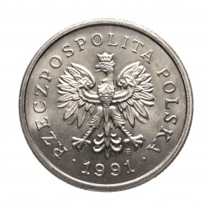 Poland, Republic of Poland since 1989, 1 zloty 1991, Warsaw