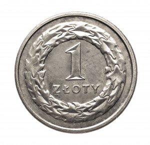 Poland, Republic of Poland since 1989, 1 zloty 1991, Warsaw