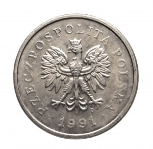 Pologne, République de Pologne depuis 1989, 1 zloty 1991, Varsovie