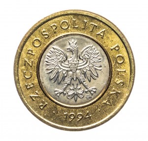 Poland, the Republic of Poland since 1989, 2 zloty 1994, Warsaw