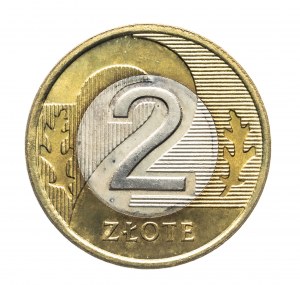 Poland, the Republic since 1989, 2 zloty 1995, Warsaw