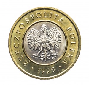 Pologne, République de Pologne depuis 1989, 2 zlotys 1995, Varsovie