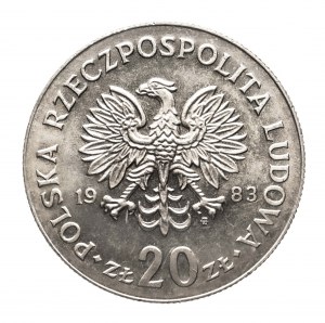 Pologne, PRL (1944-1989), 20 zloty 1983 Nowotko, Varsovie