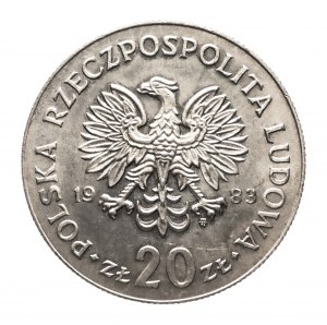 Pologne, PRL (1944-1989), 20 zloty 1983 Nowotko, Varsovie