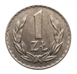 Polonia, Repubblica Popolare di Polonia (1944-1989), 1 zloty 1949 rame-nichel