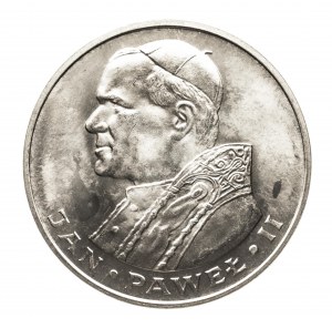 Pologne, République populaire de Pologne (1944-1989), 1000 or 1982, Jean-Paul II, argent