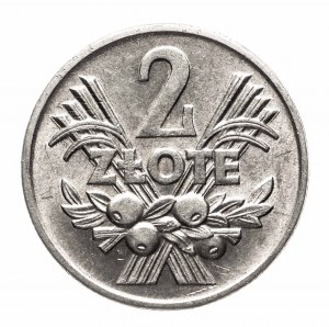 Poland, People's Republic of Poland (1944-1989), 2 zloty 1958 Kłosy, Warsaw