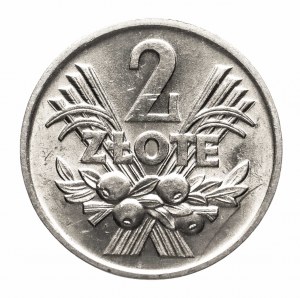 Polonia, PRL (1944-1989), 2 zloty 1974 Kłosy, Varsavia