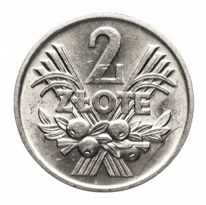 Polen, PRL (1944-1989), 2 Zloty 1974 Kłosy, Warschau
