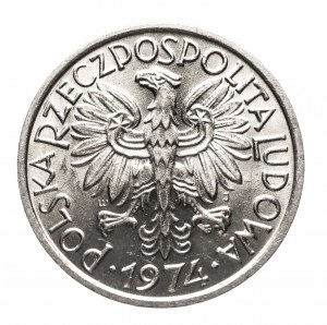 Polsko, PRL (1944-1989), 2 zloté 1974 Kłosy, Varšava