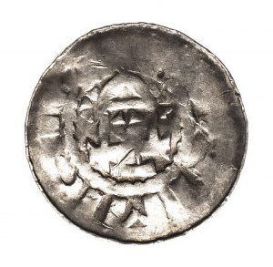 Germania, Sassonia, denario crociato X / XI secolo.