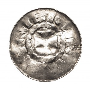 Germany, Saxony, cross denarius 10th / 11th century.