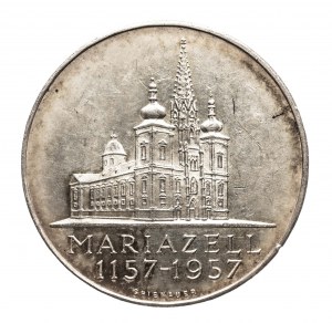 Austria, Second Republic since 1945, 25 shillings 1957, 800th anniversary - Mariazell Basilica