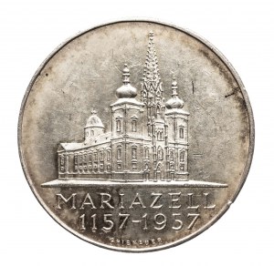Rakúsko, Druhá republika od roku 1945, 25 šilingov 1957, 800. výročie - Bazilika v Mariazelli
