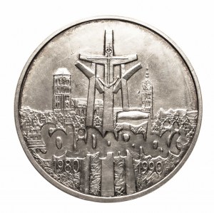 Pologne, République de Pologne depuis 1989, 100000 zloty 1990, Solidarité type A