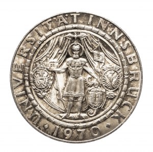 Austria, Second Republic since 1945, 25 shillings 1970, 300th anniversary of the University of Insbruck