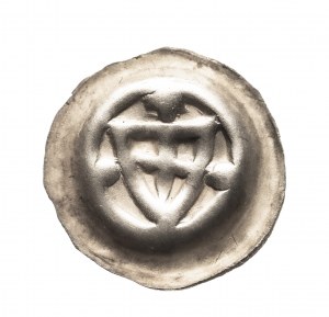 Teutonic Order, brakteat ca. 1307-1318, Shield with cross