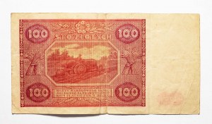 Poľsko, PRL (1944-1989), 100 ZŁOTYCH 15.05.1946, séria G