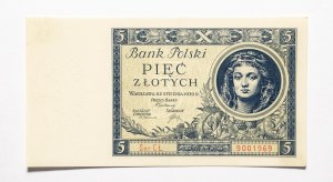 Poľsko, II Rzeczpospolita (1918-1939), 5 ZŁOTYCH, 2.02.1930, séria CŁ