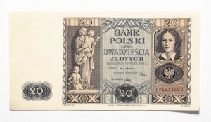 Poland, Second Republic (1918-1939), 20 GOLD, 11.11.1936, CP series