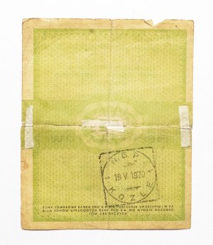 Pewex, 5 cents 1.01.1960, variété clause, série Da