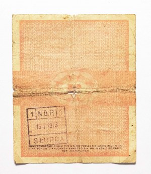 Pewex, 50 centesimi 1.01.1960, varietà clausola, serie Dc